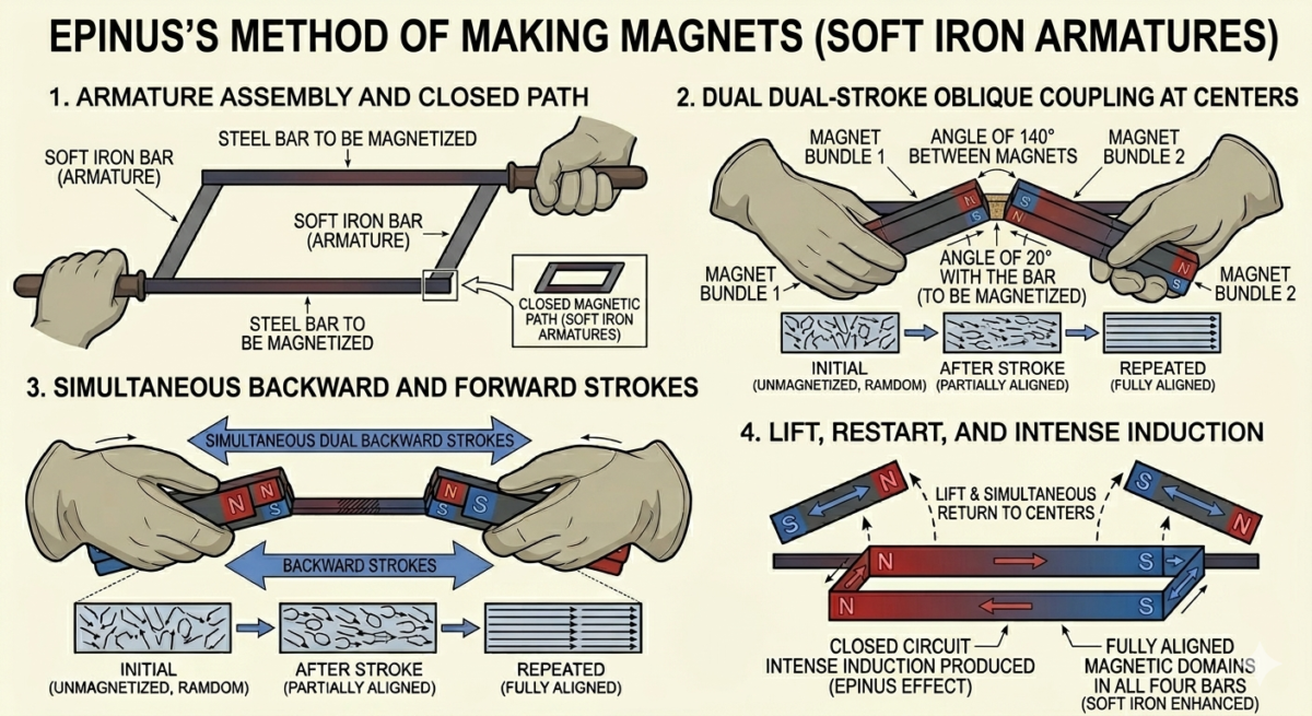 Epinus method of making magnets