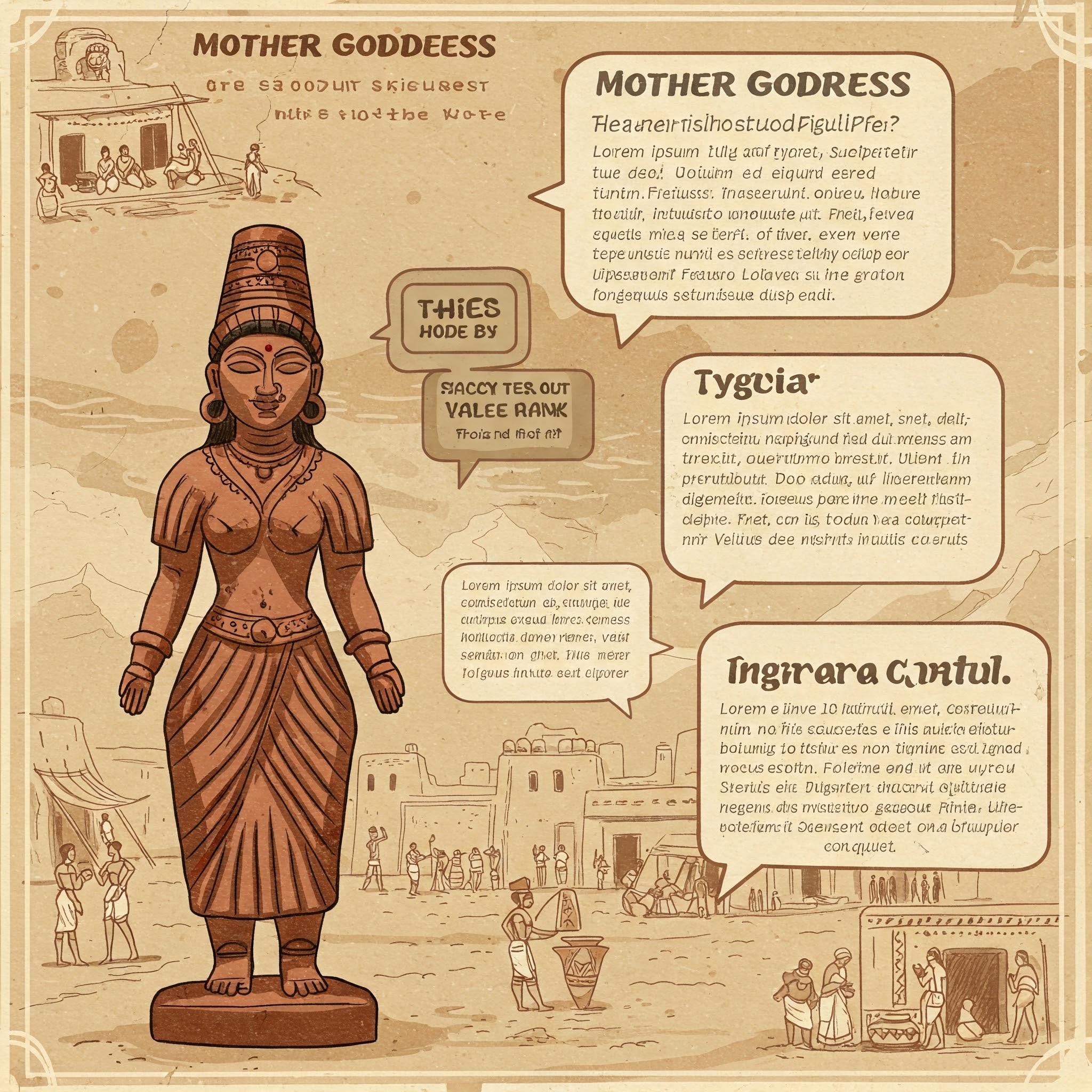 mother goddess terracotta indus valley civilization
