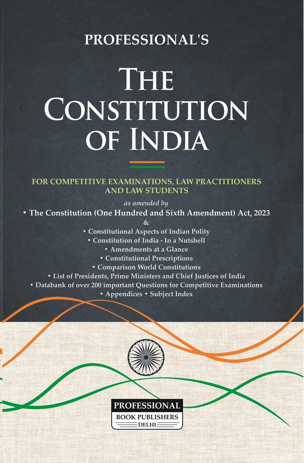 Constitution of India covering 106th Amendment with important Case Laws, Q&A Data Bank on Constitutional Aspects of Indian Polity 